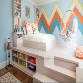  طراحی تخصصی معماری و گرافيک اتاق خواب کودک 